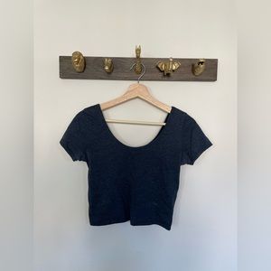 Hollister Blue Crop Top